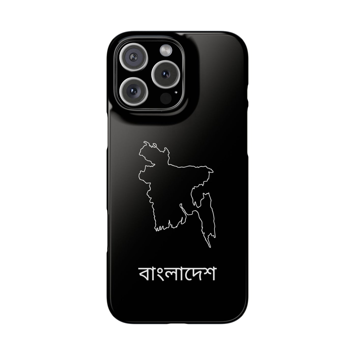 Bangladesch Landkarte bengali